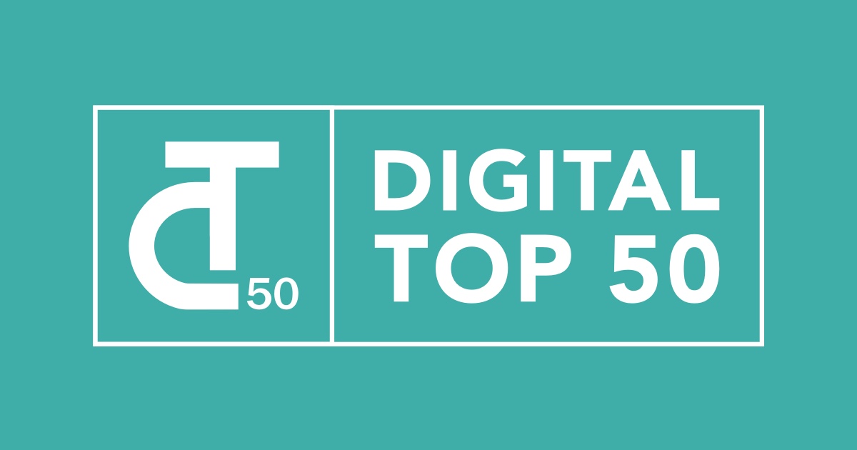 The Digital Top 50 logo.
